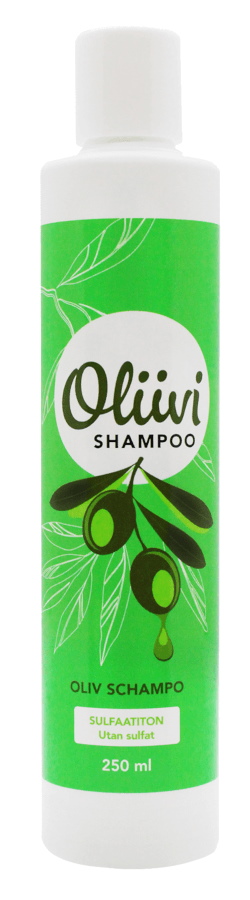 Shampoo sulfaatiton 250 ml Oliivi - Shampoot ja hoitoaineet - 6417037102227 - 1