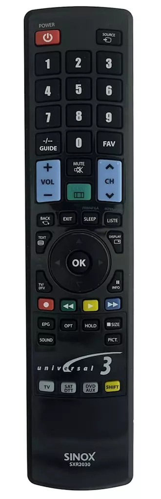Sinox remote kaukos=C3=A4=C3=A4din 3-in-1 - Kaukosäätimet - 5706808021937 - 1