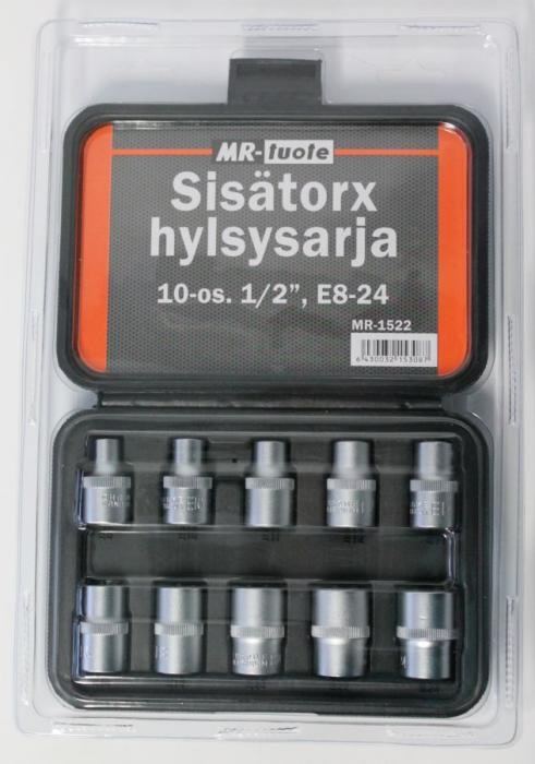 Sisätorxhylsysarja 10-osainen - Hylsysarjat - 6430032153087 - 1