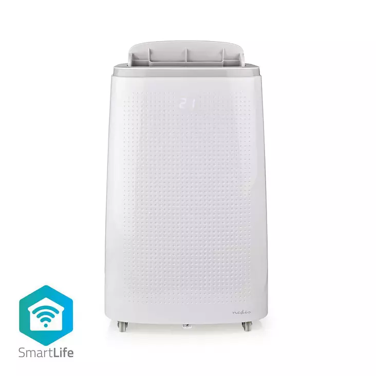 SmartLife 3-in-1 Ilmastointilaite | Wi-Fi | 16000 BTU | 140 m³ | Kosteudenpoisto | Android / IOS | 3 nopeusasetusta | 65 dB | Valkoinen - Tuulettimet ja ilmastointilaitteet - 5412810333707 - 1
