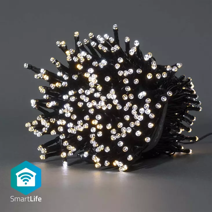 SmartLife Jouluvalot | Nauha | Wi-Fi | Lämpimästä kylmään valkoiseen | 400 LED's | 20.0 m | Android / IOS - Koristevalot - 5412810404247 - 1