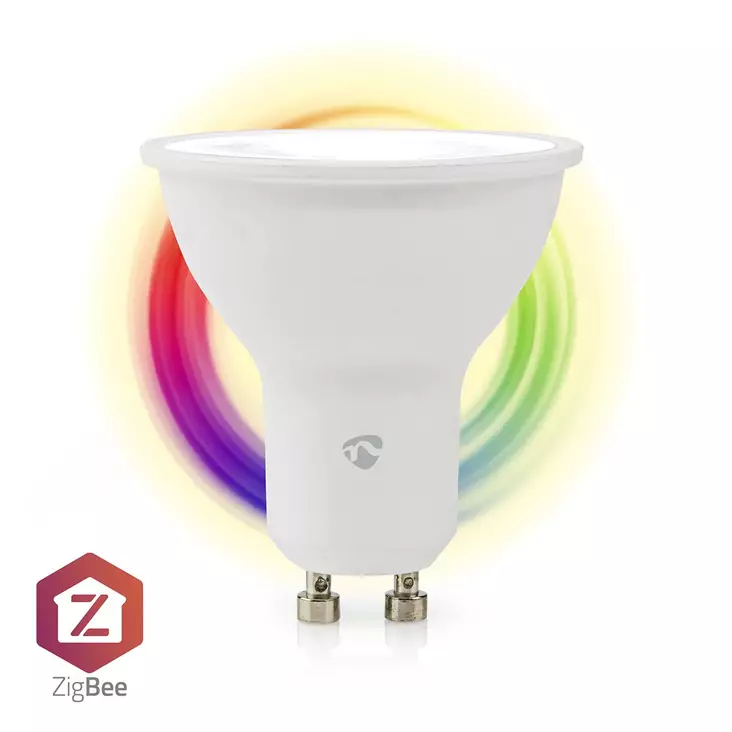 SmartLife RGB Lamppu | GU10 | 345 lm | 4.70 W | Lämpimästä kylmään valkoiseen / RGB | 2200 - 6500 K | Android / IOS | Spot | 1 kpl - Valonlähteet - 5412810414437 - 1