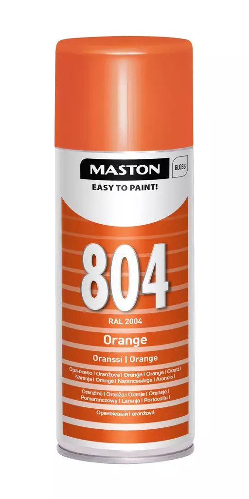 Spraymaali 100 - Oranssi 804 400ml - Spraymaalit - 6412491008047 - 1