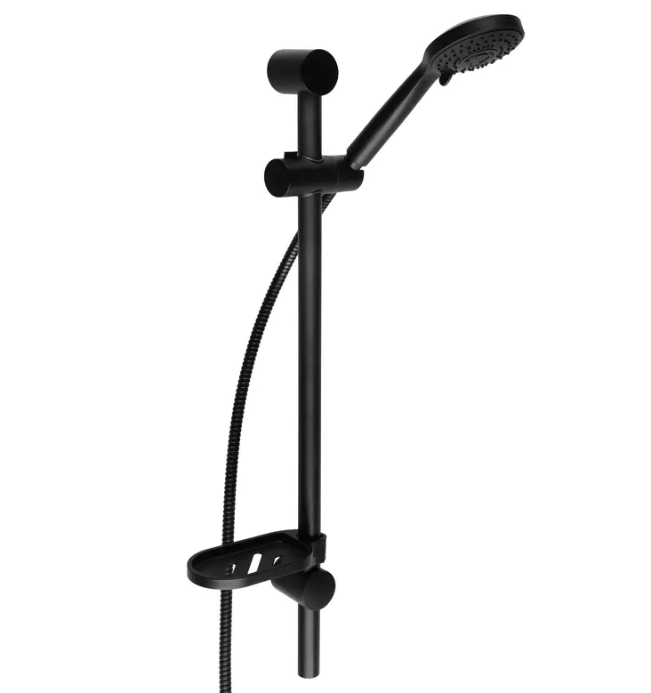 Suihkusetti Nemesis musta Tarmo - Kylpyhuoneen hanat ja suihkut - 6410416179377 - 1