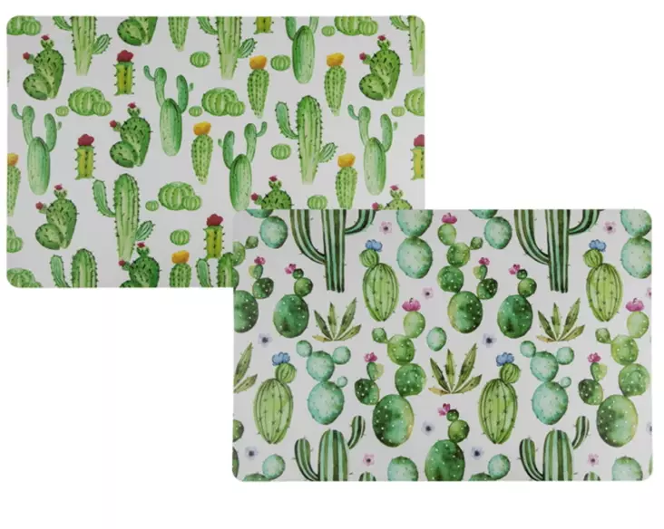 Tabletti kaktus 43,5 x 28,5 cm - Pöytäliinat ja tabletit - 4029811397327 - 1