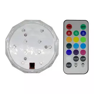 LED-allasvalo IP68 Berg - Veteen upotettava RGB-valaisin kaukosäätimellä paljuun ja uima-altaaseen - Uima-altaat ja tarvikkeet - 6418536010587 - 1