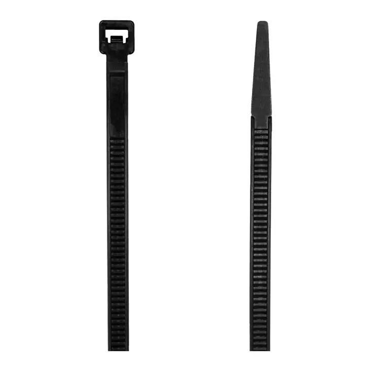 Nippuside Selfit 4,5x180 musta 100 kpl - UV-suojattu, polyamidi 6.6 - Kiinnikkeet ja ruuvit - 8014748300607 - 1