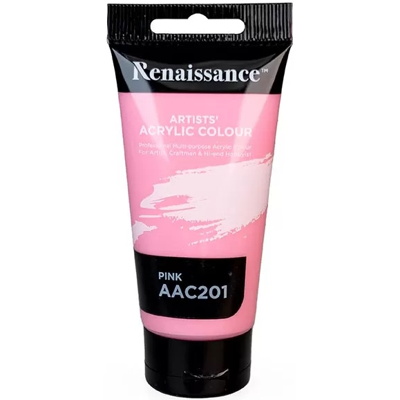 Akryylimaali 75 ml Pink - Akryylimaalit- ja värit - 8851907305437 - 1