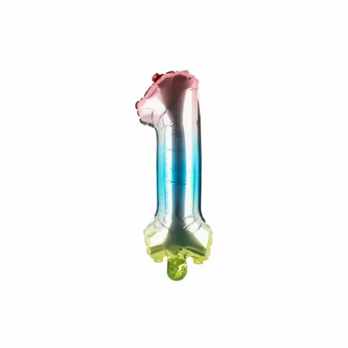 Folionumeropallo 1 - Ilmapallot ja tarvikkeet - 6410416333977 - 1