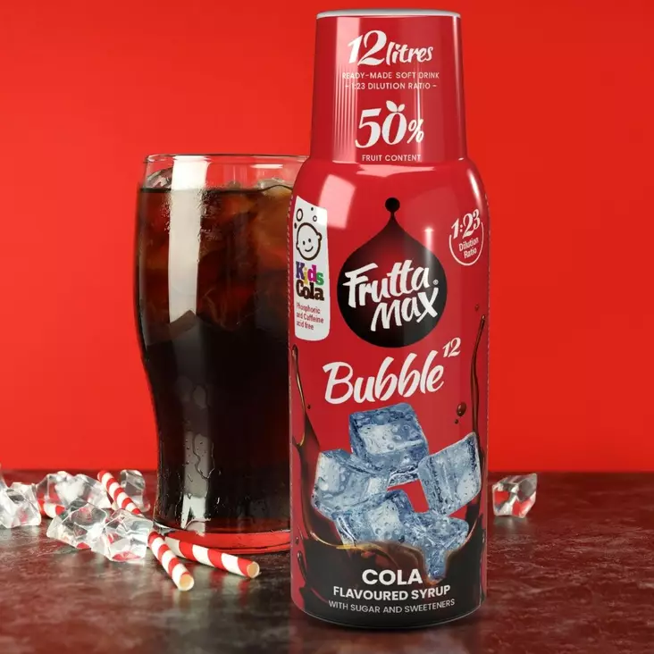 FruttaMax Cola 500 ml / 12L virvoitusjuomatiiviste - Virvoitus- ja energiajuomat - 5998571760087 - 1