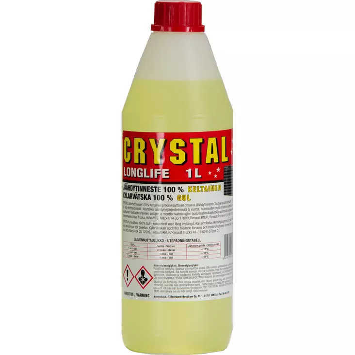 Jäähdytinneste 100% 1 l Keltainen - Jäähdytysnesteet - 6419715214017 - 1