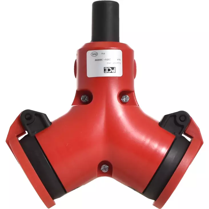 Jatkopistorasia 2-osainen PCE IP44 - Pistorasiat ja kytkimet - 6438152084717 - 1