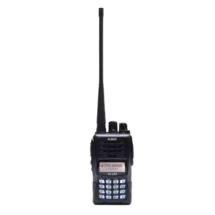 Kannettava VHF/UHF-radioasema PNI Alinco DJ-500-E, säädettävä teho, 200CH, 1500mAh, Talk Around, VOX, TOT, CTCSS, DCS, FM-radio - PNI tuotteet - 4969182331677 - 1