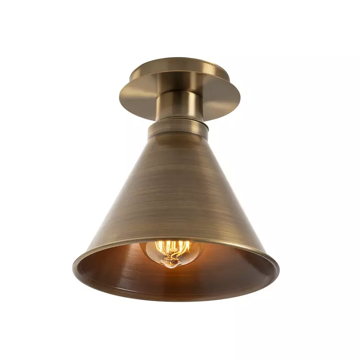 Kattokruunu, kupari, 20 cm, 24 cm, kestävä, tyylikäs, valaisee hyvin - Katto- ja seinävalaisimet - 8681875572667 - 1