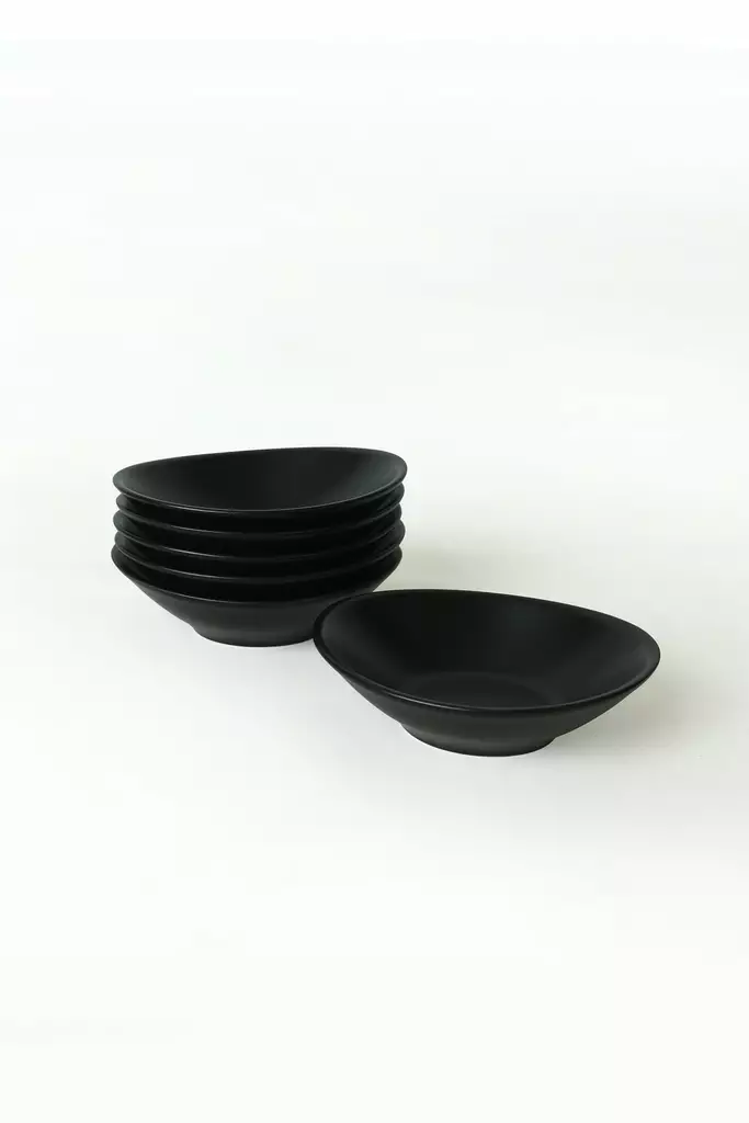 Keraaminen Kulhosetti (6 kpl) - 100% Keraaminen, Antibakteerinen, Lämpöshokkikestävä, Helppo Puhdistaa, 18 cm / 330 cc - Tarjoiluastiat - 8684282674627 - 1