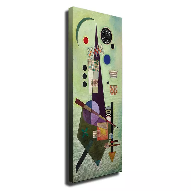 Koristeellinen kangasmaalaus, monivärinen, 30 x 80 cm, kestävä, tunteellinen - Taulut ja kehykset - 8681875397307 - 1