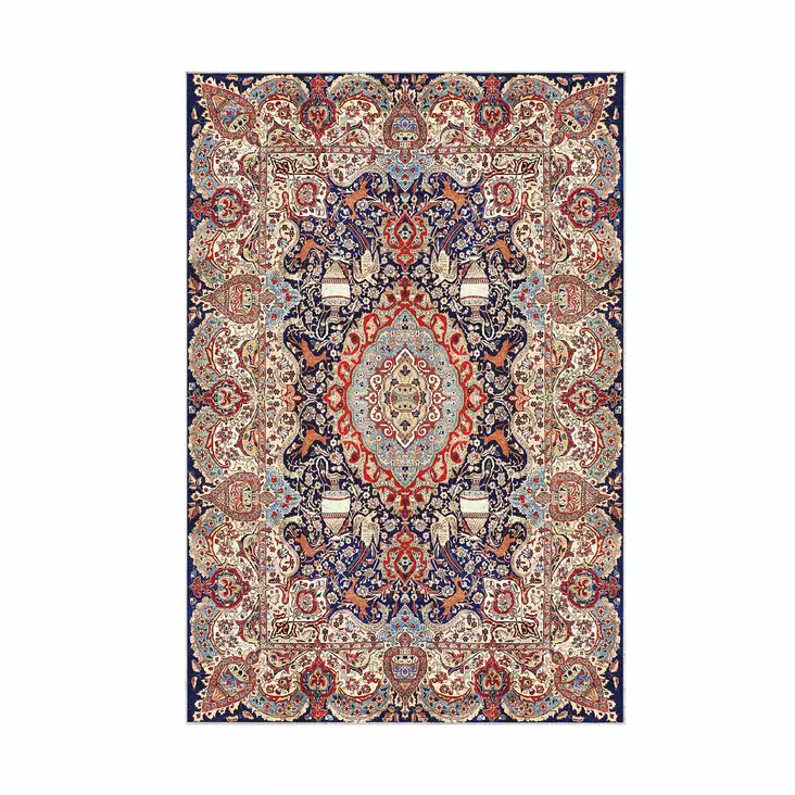 Kylpyhuonematto Setti 2-osainen, Monivärinen, 100% Polyesteri, 850 gr/m², Koko 50x60 cm ja 60x100 cm, Konepestävä - Kylpyhuonematot ja kosteantilan matot - 8683342420297 - 1
