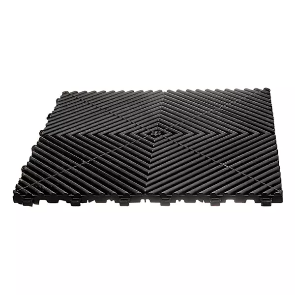 Lattialaatta, midnight black 40x40cm 10x30kpl - Lattialaatat ja kumimatot - 6438431044777 - 1