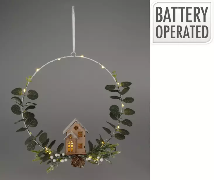 Led-valokehä, 30 cm - Valokoristeet ja valohahmot - 8721037238427 - 1