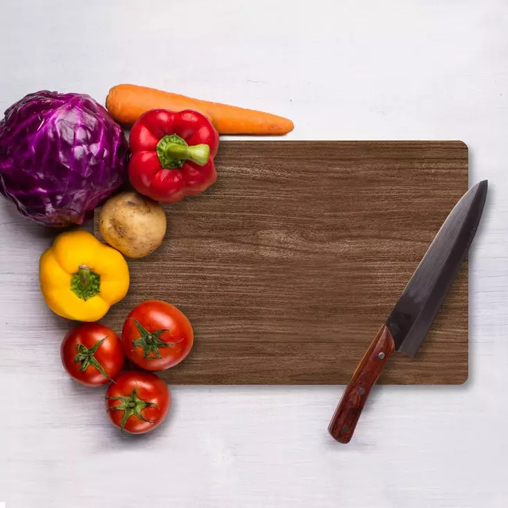 Monivärinen Antibakteerinen 100% Karkaistu Lasi Leikkuulauta 20x30 cm - Helppo Puhdistaa, Liukumaton, Ei Astianpesukoneeseen - Keittiötyövälineet - 8684283724727 - 1