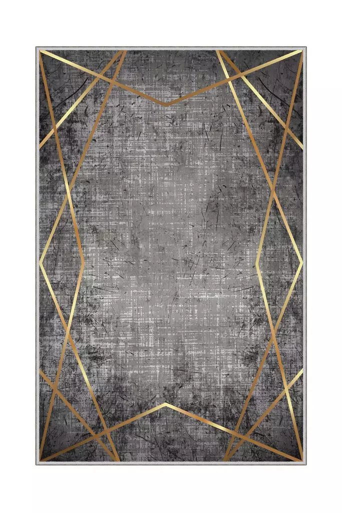 Monivärinen eteisen matto käytävämatto 100x200 cm - Antibakteerinen, Liukumaton, 3D Digipainatus, Konepestävä, 100% Polyesteri - Suuret ja keskikokoiset matot - 8682870589797 - 1