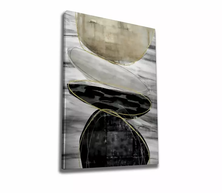 Monivärinen Koristeellinen Canvas-taulu 70x100 cm - Digitaalinen Tulostus, Puukehys 2x3 cm, 50% Puuvilla/Polyesteri - Taulut ja kehykset - 8683342998307 - 1