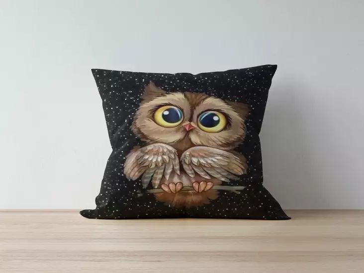 Monivärinen Tyynynpäällinen 43x43 cm - 50% Polyesteri / 50% Puuvilla, Digitaalinen Painatus, Konepestävä 30 °C - Koristetyynyt - 8682870194007 - 1
