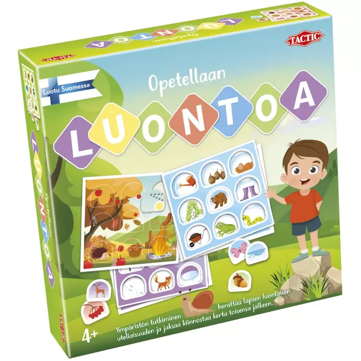 Opetellaan luontoa lautapeli - Pöytäpelit - 6416739582177 - 1