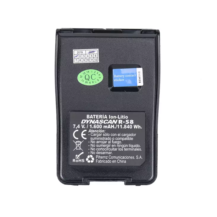 Paristo kannettavalle radioasemalle PMR PNI Dynascan R-58, Li-Ion, 1600mAh - PNI tuotteet - 8435550809247 - 1