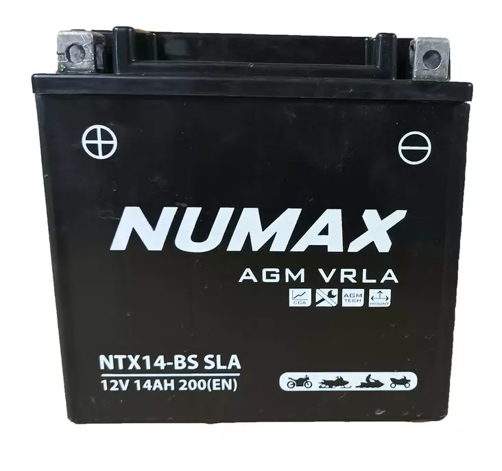 Pienakku huoltovapaa Numax YTX14-BS - Auton akut ja pienakut - 5060196066667 - 1