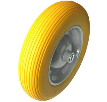 PU-umpikumirengas 4.00-6" - Kottikärryt ja renkaat - 6438168091617 - 5