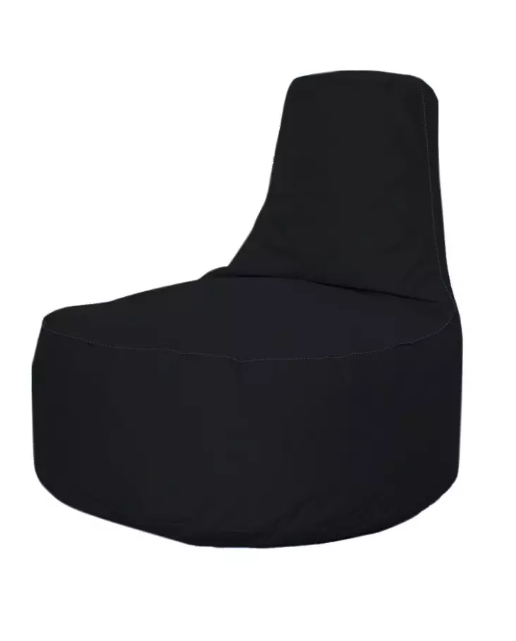Säkkituoli ulkokäyttöön, musta, 70 cm, 80 cm, 35 cm, kestävä, vedenpitävä, mukava - Säkkituolit - 8683743038787 - 1