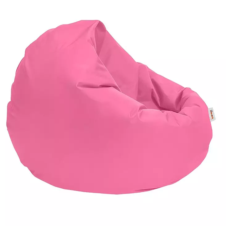 Säkkituoli ulkokäyttöön, vaaleanpunainen, 100 cm, mukava, kestävä, ympäristöystävällinen - Säkkituolit - 8683743040537 - 1