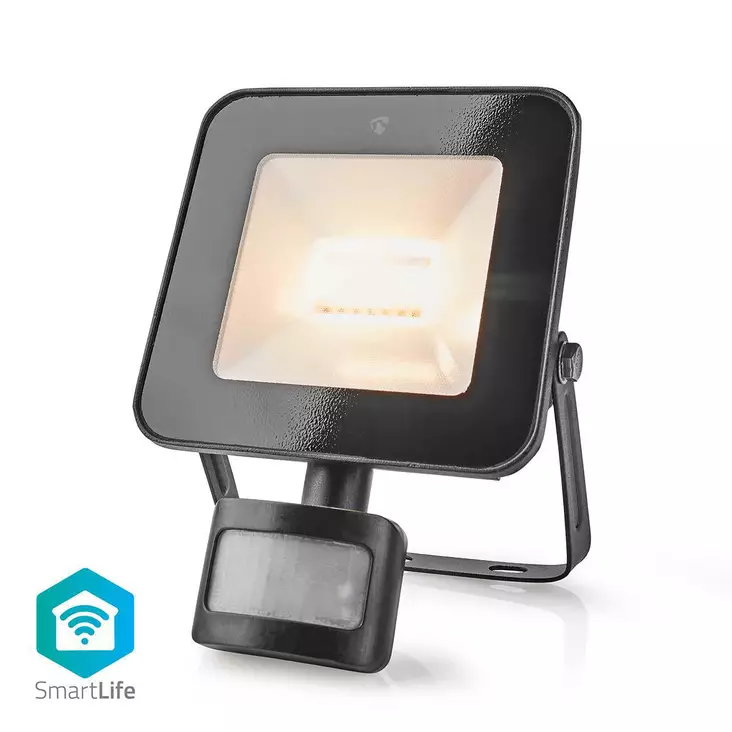 Smartlife Outdoor Light | Liiketunnistin | 1500 lm | Wi-Fi | 20 W | Himmennettävä Valkoinen | 3000 - 6500 K | Alumiini | Android / IOS - Valaisimet - 5412810334247 - 1