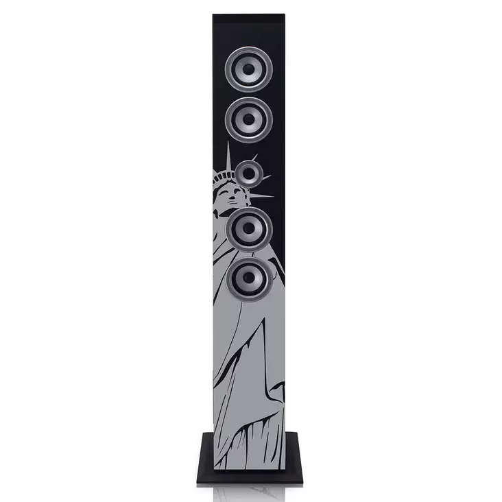 Speakertower Bluetooth®, PLL FM-radio, USB- ja SD-soitin. - Bluetooth kaiuttimet - 8711902037637 - 10