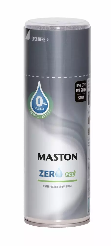 Spraymaali zero tummanharmaa ral7043 400 - Maalit ja lakat - 6412490033187 - 1