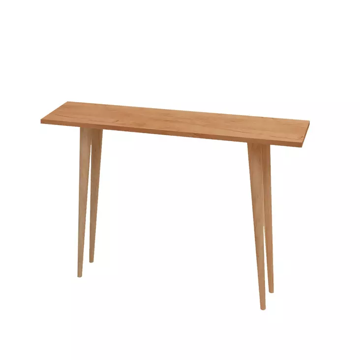 Tammi Sivupöytä - 100% Melamiinipinnoitettu Lastulevy, 18mm, Puiset Jalat, 100x74x30cm, Kiinnitysmahdollisuus - Sivu- ja apupöydät - 8681875126877 - 1