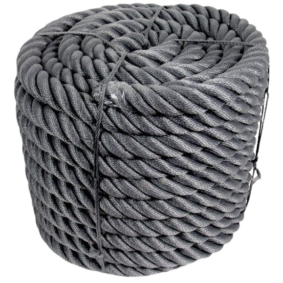 Terassiköysi 36 mm 30 m harmaa - Köydet ja narut - 6416096044097 - 1