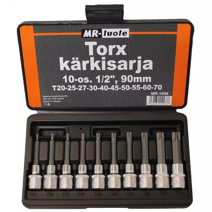 Torx aivainsarja 10-os - Muut käsityökalut - 6430032155777 - 1