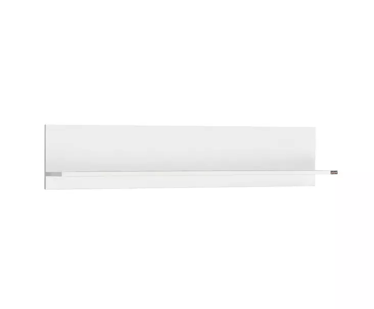 Valkoinen Seinähylly 120x25x20 cm - 100% Melamiinipinnoitettu Lastulevy, Helppo Asennus, Tyylikäs ja Kestävä - Seinähyllyt - 8682870658127 - 1