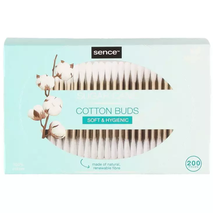 Vanupuikko 200 kpl Sence - Hygieniatuotteet - 8719497835157 - 1