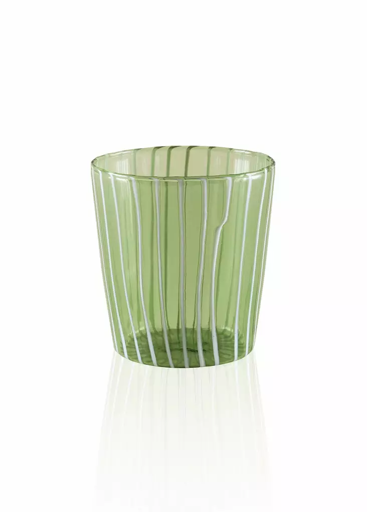 Vihreä Keittiölasitavara - 100% Lasi, 8x8x9 cm, 320 ml, Astianpesukoneen Kestävä, Ei Mikroaaltouuniin - Juomalasit - 8684283559107 - 1