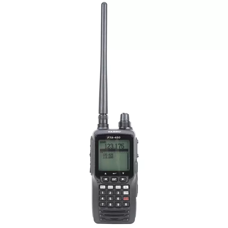 Yaesu FTA450L kannettava VHF-radioasema ilmailulle 118 000–136 975 MHz, 2200 mAh - PNI tuotteet - 4909959174687 - 1