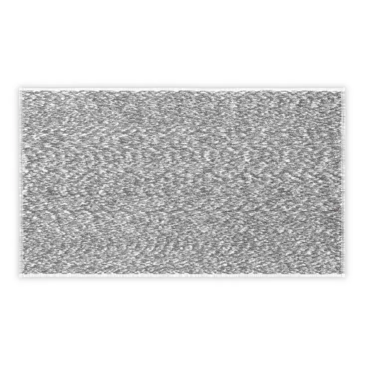 Ylellinen 100% Puuvillainen Tummanharmaa Valkoinen Kylpypyyhe 30x40 cm - Pehmeä ja Imukykyinen Kylpyhuoneeseen - Pyyhkeet ja kylpytakit - 8681875946147 - 1