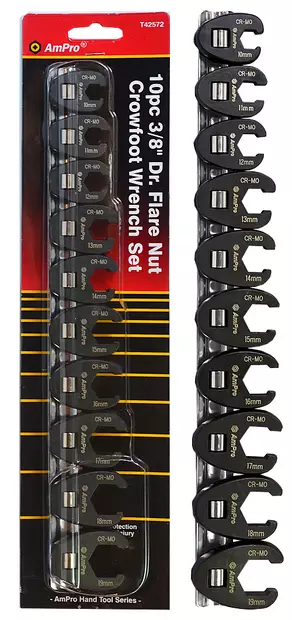 Haarukka-avainsarja 3/8" 10-os. - Kiintoavaimet ja vääntötyökalut - 795609425728 - 1