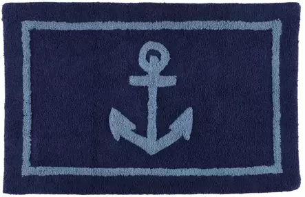 Kylpyhuoneenmatto Ankkuri sininen - Kylpyhuonematot ja kosteantilan matot - 6410416041308 - 1