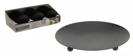 Kynttil=C3=A4n alusta metallia 85mm - Kynttilät ja lyhdyt - 8711295311468 - 1