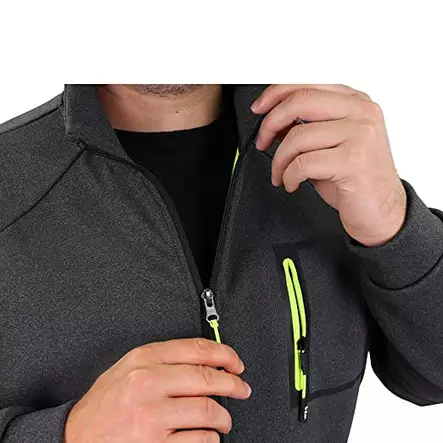 Lee Cooper Workwear Miesten bonded fleecetakki LCJKT124, grafiitti S - Suojavarusteet - 19-19-TN-221948 - 2