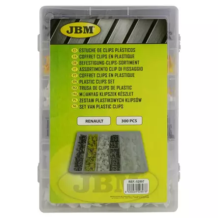 Muoviklipsisetti Renault 300 kp JBM - Kori- ja verhoilukiinnikkeet - 8435034528978 - 1