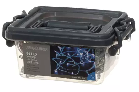 Valoketju 80LED sininen Finnlumor - Koristevalot - 6410416014968 - 2